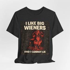 Funny Dachshund Shirt, Retro Wiener Dog Lover Tee, Playful Dog Owner Gift image 6