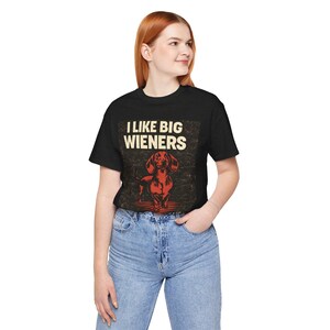 Funny Dachshund Shirt, Retro Wiener Dog Lover Tee, Playful Dog Owner Gift image 14