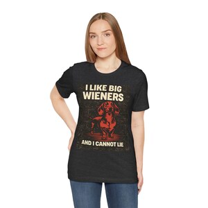 Funny Dachshund Shirt, Retro Wiener Dog Lover Tee, Playful Dog Owner Gift image 9