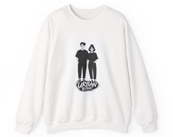 Urban Bond couple silhouette Sweatshirt | Matching duo graphic crewneck