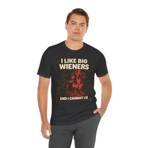 Funny Dachshund Shirt, Retro Wiener Dog Lover Tee, Playful Dog Owner Gift image 12