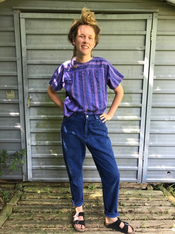 1990s indigo Lee mom jeans | size 12 - image 2