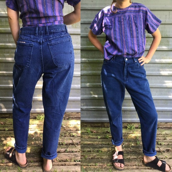 1990s indigo Lee mom jeans | size 12 - image 1
