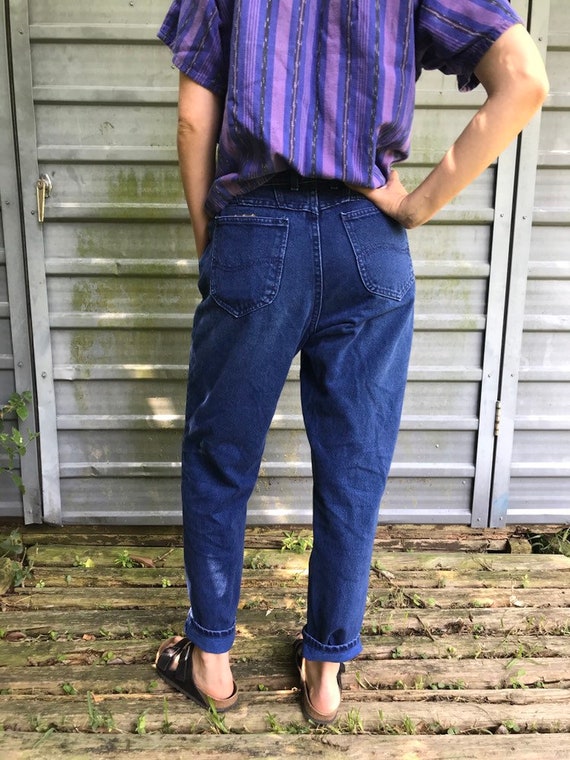 1990s indigo Lee mom jeans | size 12 - image 8