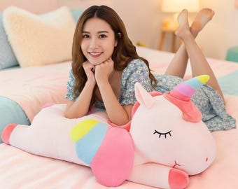 Cavalo de Pelúcia Macio | Boneco de Pelúcia Kawaii de Pônei | Bichinho de Pelúcia Fofo e Abraçável | Presente para Amantes de Pelúcia