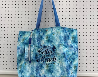 Bonded Nylon Beach Tote