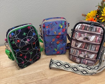 Cellphone crossbody Bag with credit card slots