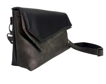 Avatrix shoulder or crossbody two tone handbag