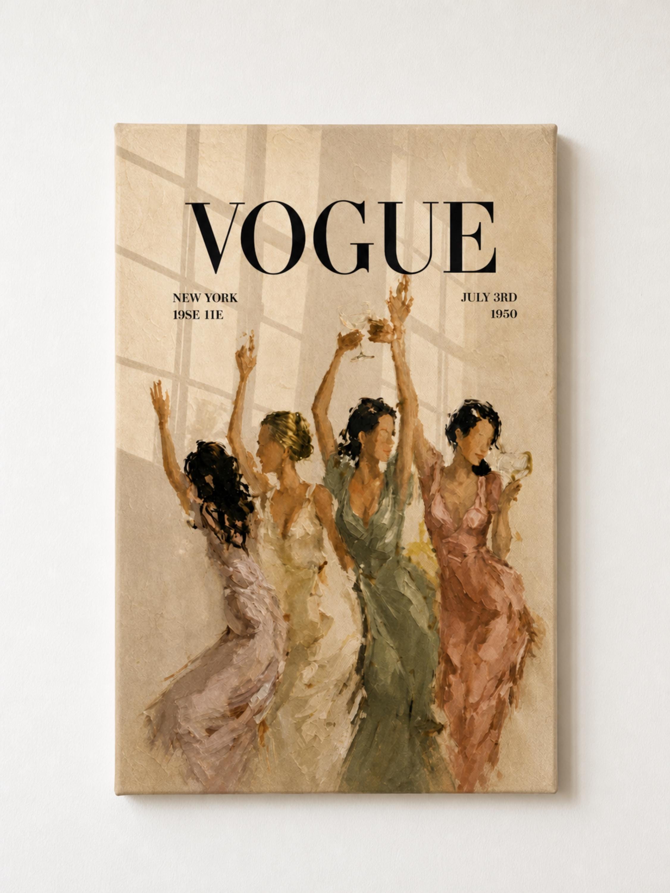 Vintage vogue poster - Etsy 日本