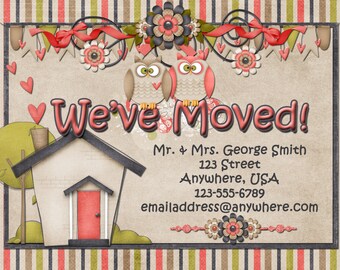 Moving Announcement, We've Moved Announcement, Moving Party, Moving Invitation, Housewarming Party