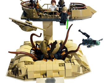 LEGO Star Wars Display Stand - 75396 Desert Skiff & Sarlacc Pit