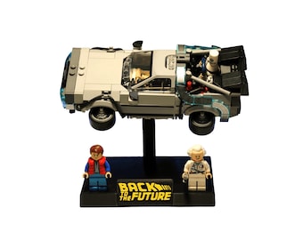 LEGO Back to the Future Version 2 display stand - 77256 Time Machine From Back to the Future