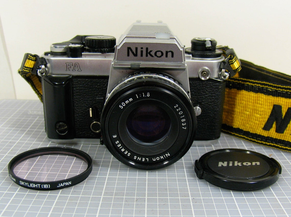 Classic Nikon FA 35mm SLR Film Camera with a Nikon E 50mm Etsy