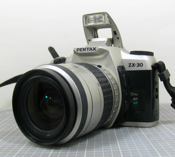 Pentax ZX-30 35mm Film Slr With an Auto Focus SMC Pentax-fa 28
