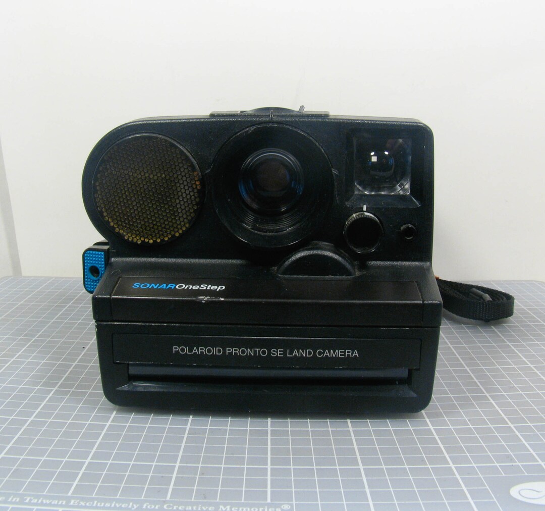 Polaroid Pronto SE Sonar Onestep Time Zero Land Camera Instant Etsy