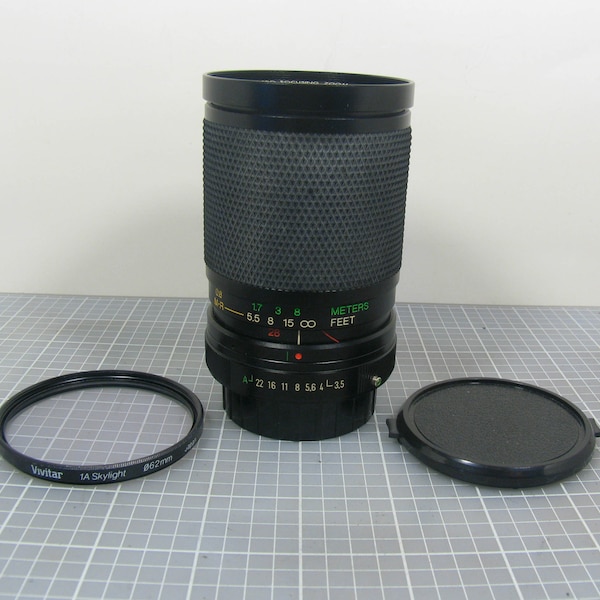 Vivitar SMS 28-85mm f/3.5-4.5 Macro Manual Focusing Zoom Lens for PK/A Pentax K1000 and Others