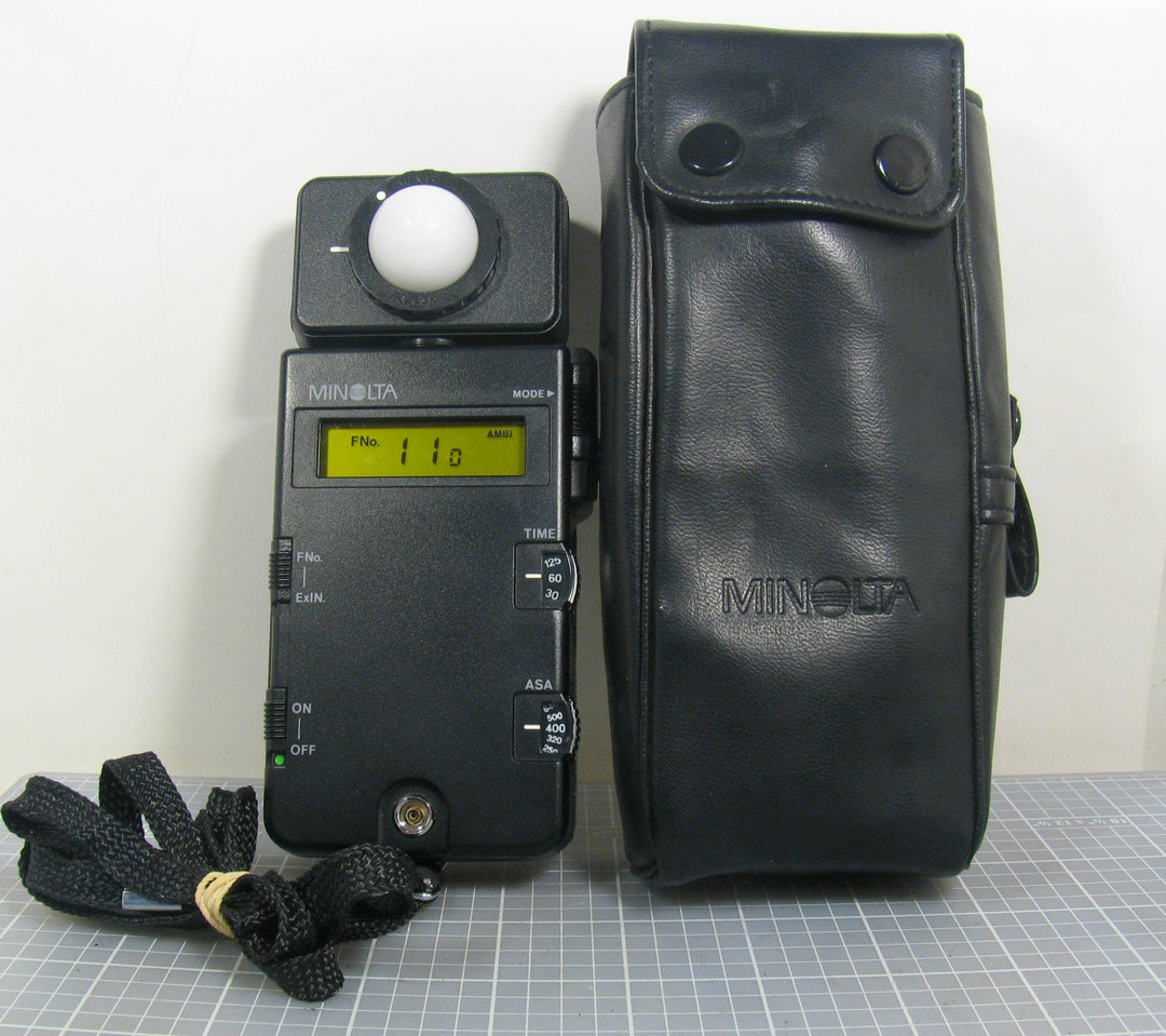 Minolta Flash Meter III Digital Ambient and Flash Light Meter Etsy