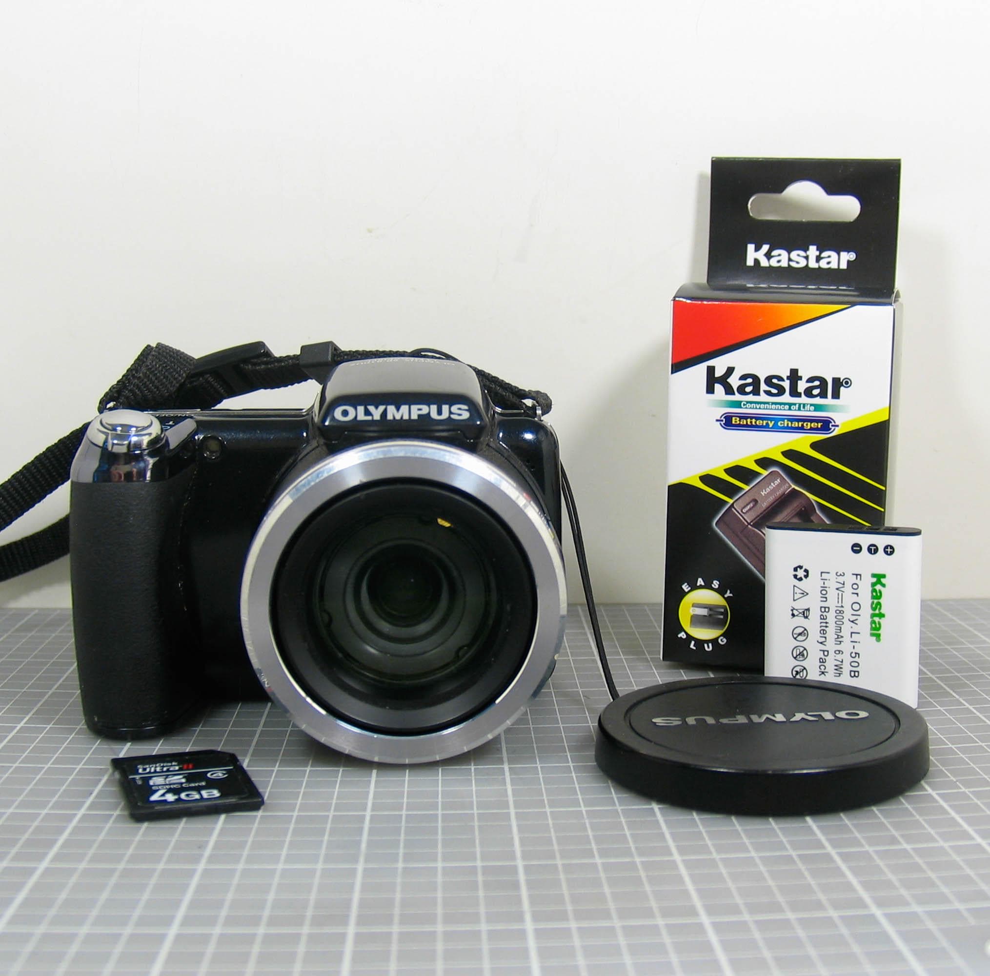 Olympus SP-810UZ 36X ED Wide Lens 14MP Super Zoom Digital Camera