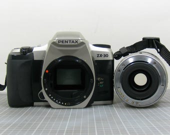 Pentax ZX-30 35mm Film Slr With an Auto Focus SMC Pentax-fa 28