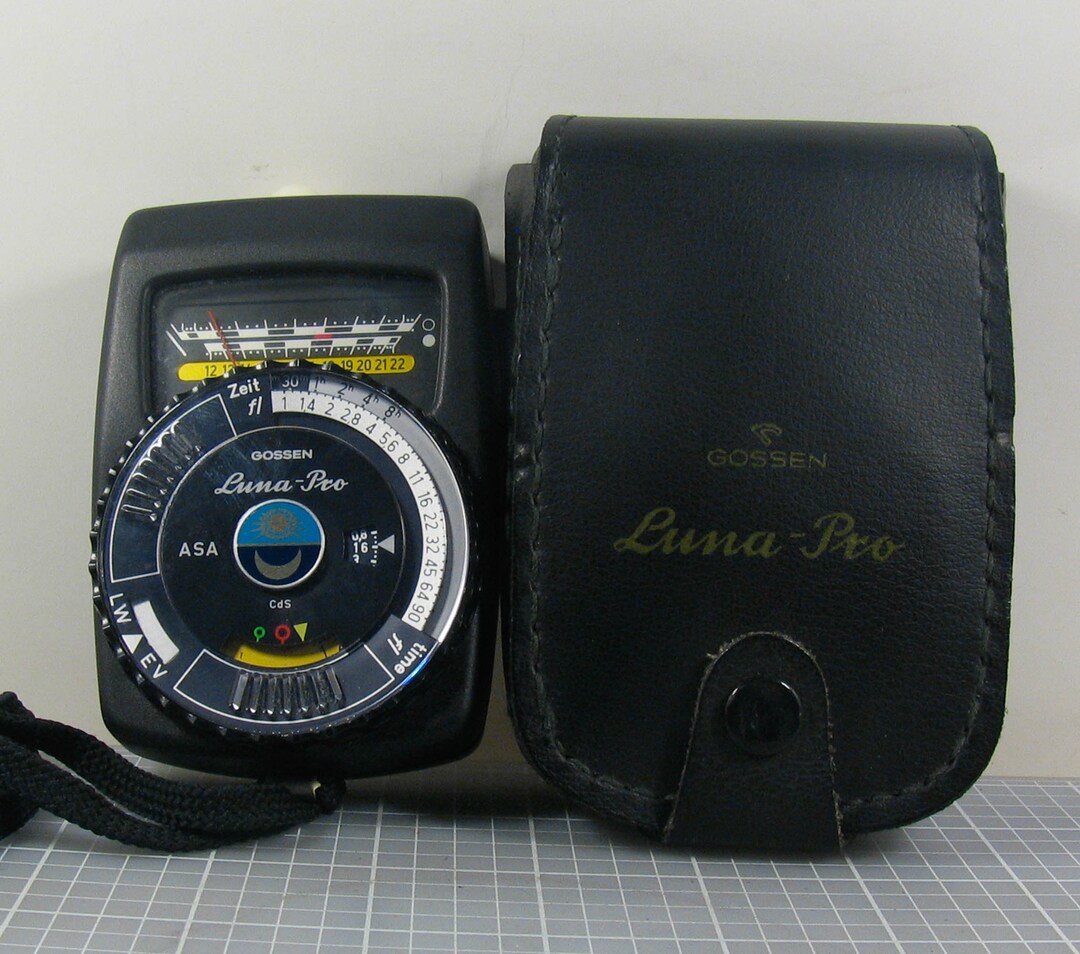 Gossen Lunapro System Exposure Light Meter With Case Etsy