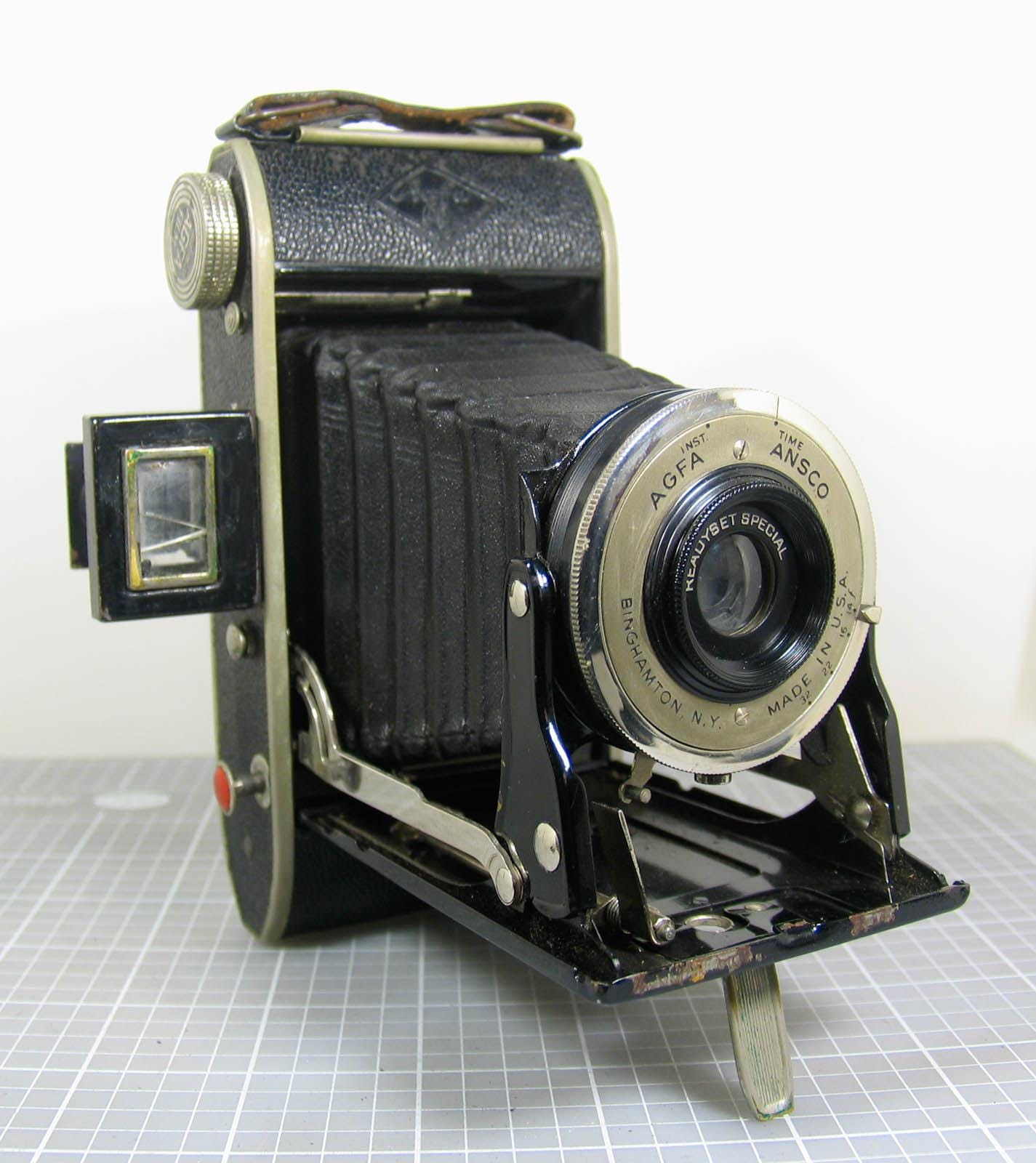 Appareil Photo à Soufflet AGFA - Vintage - Non Testé - Bon état Physique