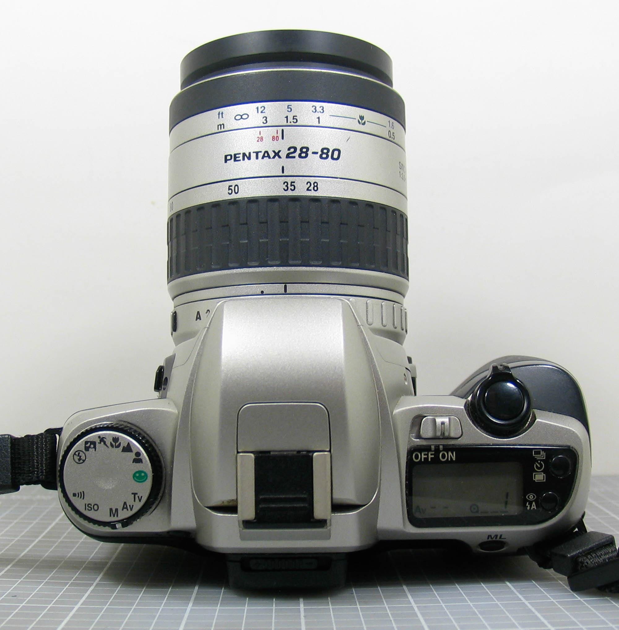 Pentax ZX-30 35mm Film Slr With an Auto Focus SMC Pentax-fa 28
