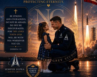 A Guardian Among the Stars – Space Force Father & Daughter Faith Tribute