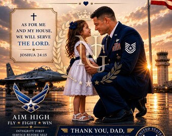 Wings of Faith – U.S. Air Force Father & Daughter Father’s Day Tribute