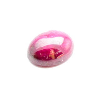 Natural Ruby Cabochon 65.78 ct – Violet Red Ruby – Idar Oberstein Cut – Loose Ruby Gemstone – Collector Stone