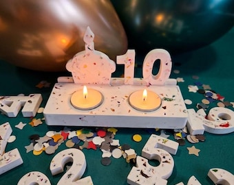 Portavelas para cumpleaños