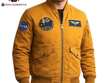 Chaqueta Project Hail Mary, chaqueta de algodón amarilla de Ryland Grace, disfraz de cosplay de Ryan Gosling, regalo de película de ciencia ficción