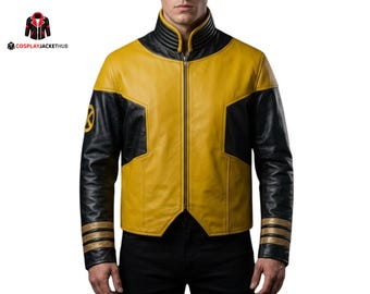 Chaqueta de cuero de X-Men 97, chaqueta de cuero de Cíclope de Scott Summers, disfraz de cosplay, regalo de superhéroe, Halloween