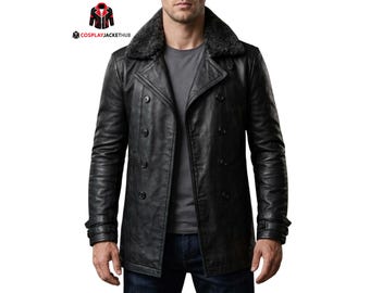 Chaqueta de Resident Evil 9, chaqueta de cuero de Leon S. Kennedy, disfraz de cosplay, regalo para gamers