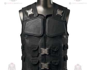 Blade Vest, Wesley Snipes Leather Vest, Vampire Hunter Cosplay Costume, Halloween Gift
