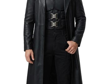 Blade Leather Vest, Wesley Snipes Vampire Hunter Vest, Mens Blade Cosplay Costume, Halloween Costume