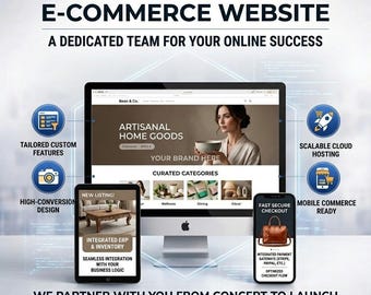 Custom eCommerce Website Design for Online Stores | Professional Store Setup | Webcane
