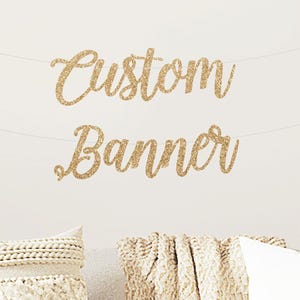 Custom Banner: Personalized Party Decoration