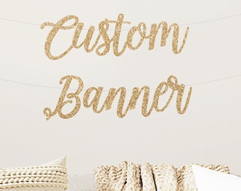 Custom Banner: Personalized Party Decoration