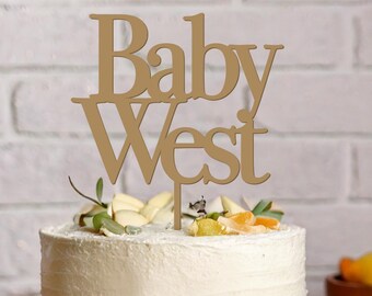 Custom Personalized Cake Topper for Boys, Custom Baby Shower