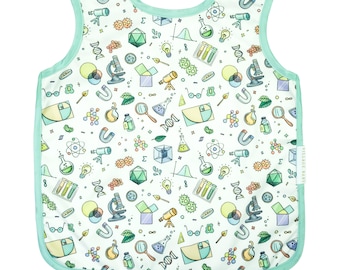 Apron Bib for Babies and Toddlers / Waterproof Baby Bib / Bapron for Infants Babies and Toddlers / Baby Toddler Smock / Science Lab