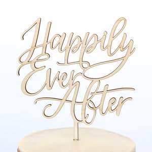 Happily Ever After Cake Topper 