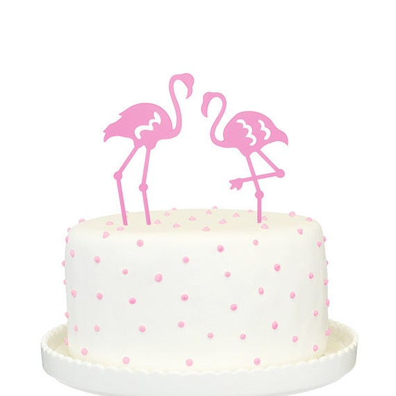 Flamant Rose Paire De Gateau Etsy