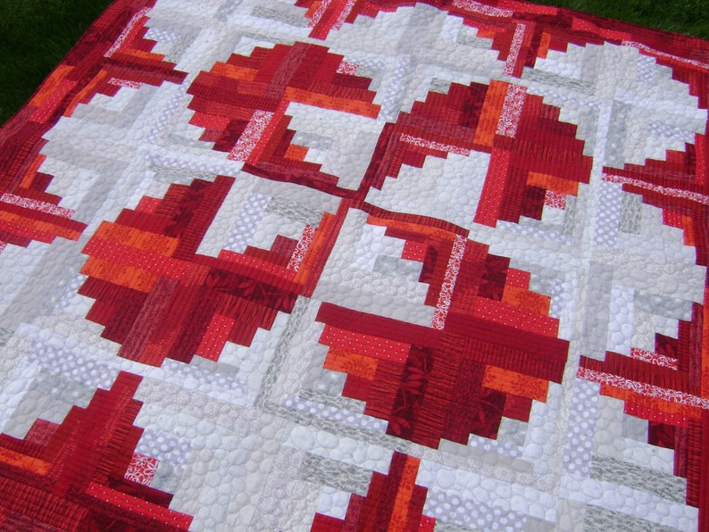 Spin Quilt Pattern, pdf downloadable quilt instructions image 3