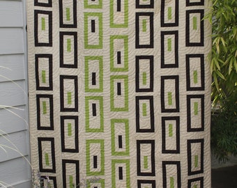 Bamboo Shoots Quilt Pattern - pdf downloadable quilt instructions