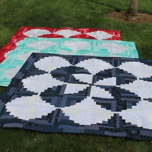 Spin Quilt Pattern, pdf downloadable quilt instructions image 2