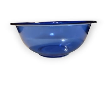 Vintage Pyrex Bowl 322 Blue 1980's Pyrex Mixing Bowl  Made in the USA