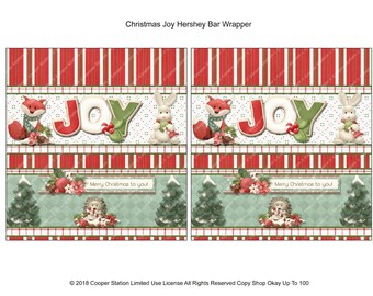 Christmas Candy Wrap Etsy