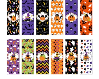 Digital Printable Chocolate Nugget Halloween Candy Wrappers - Trick or Treat- Kitties - Not So Scary Cats - Chocolate Wrappers