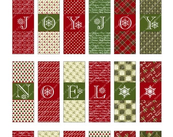 Digital Printable Holiday Hershey Nugget Candy Wrappers - Christmas Candy Wrappers