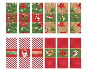 Digital Printable Holiday Hershey Nugget Candy Wrappers - nutcracker- Christmas drum - Christmas Stocking Stuffer